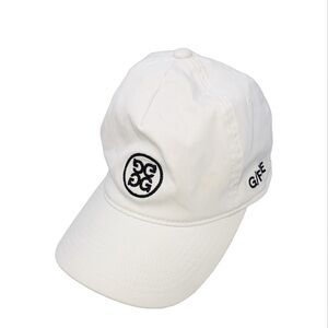 G/FORE White Baseball Cap with Black Logo